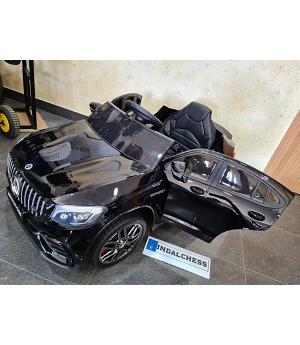 COCHE ELÉCTRICO NIÑOS MERCEDES-BENZ GLC63 12V, NEGRO, FULL OPTION INDA60-LI-QLS5688